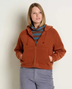 WHITNEY TERRY ZIP HOODIE