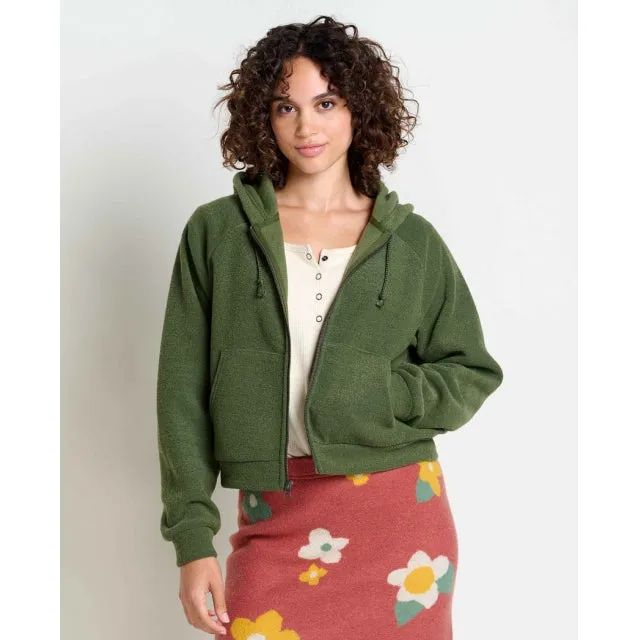 WHITNEY TERRY ZIP HOODIE