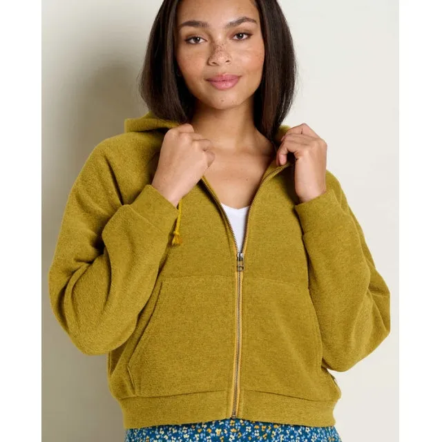 WHITNEY TERRY ZIP HOODIE
