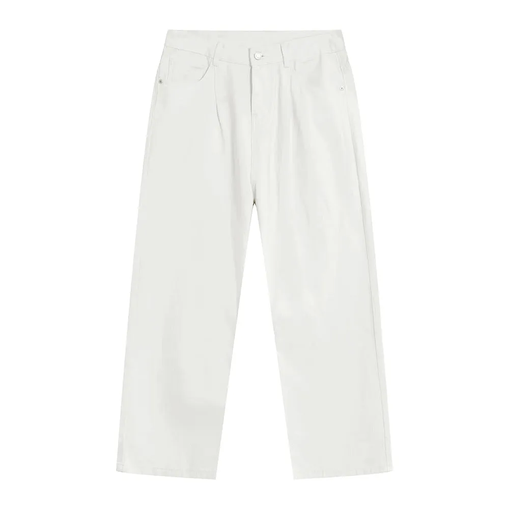Wide Leg Jeans with Pockets