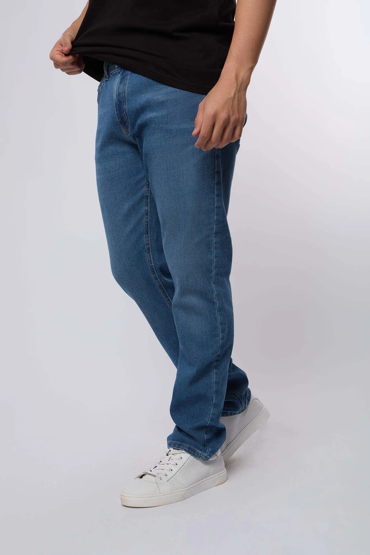 Women Denim Regular Fit Indigo Wash Blue