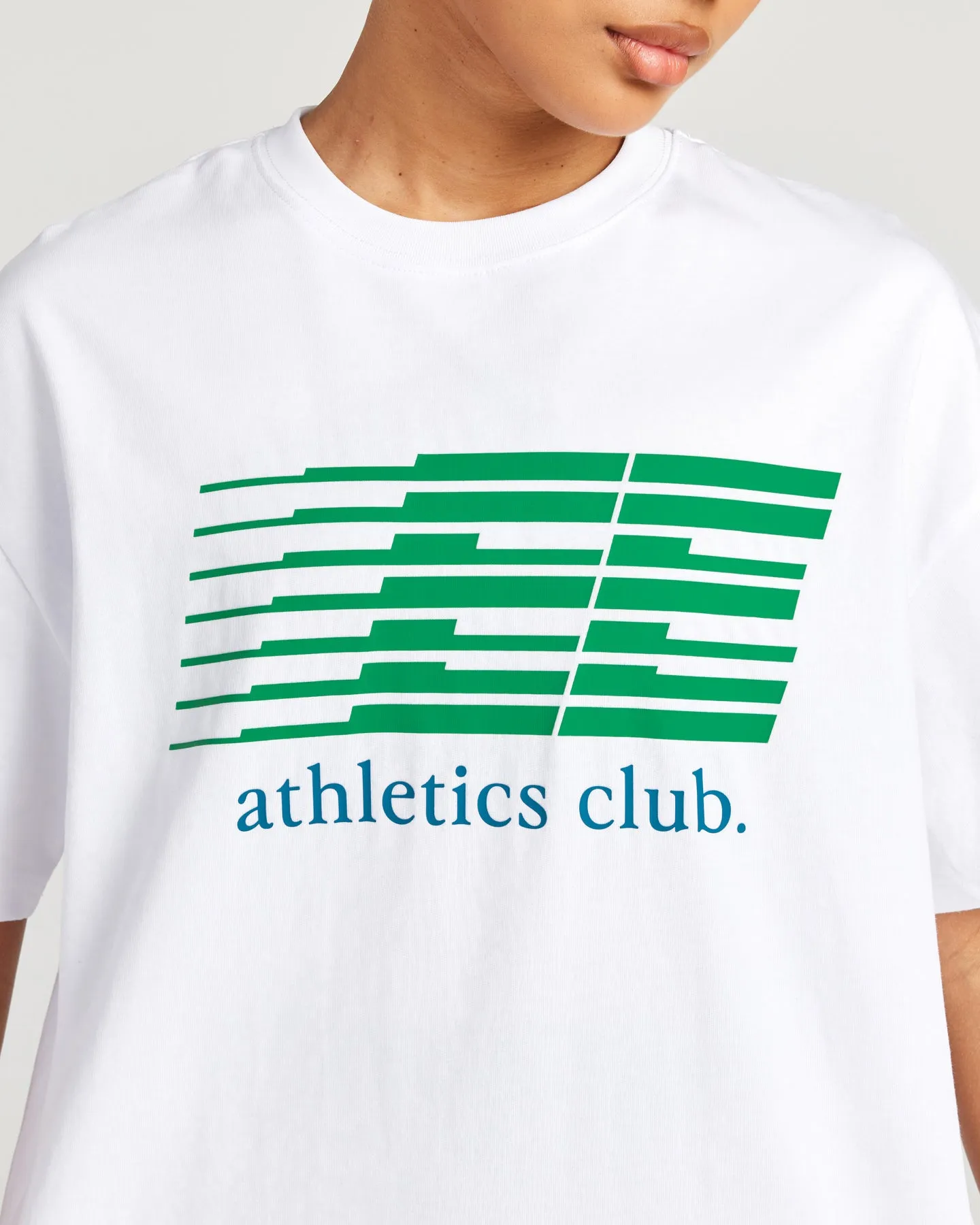 Women's Athletics Club Tee - White