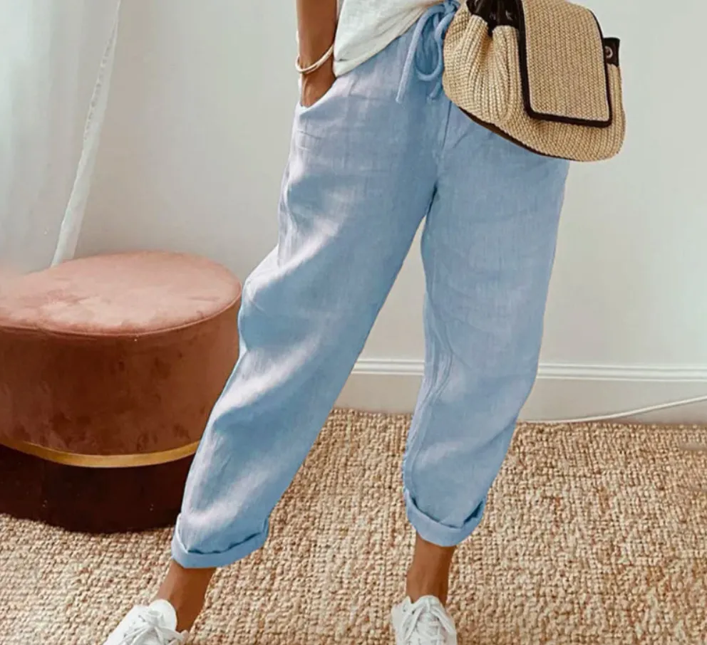 Women's Comfortable Casual Drawstring Pants | Loose
