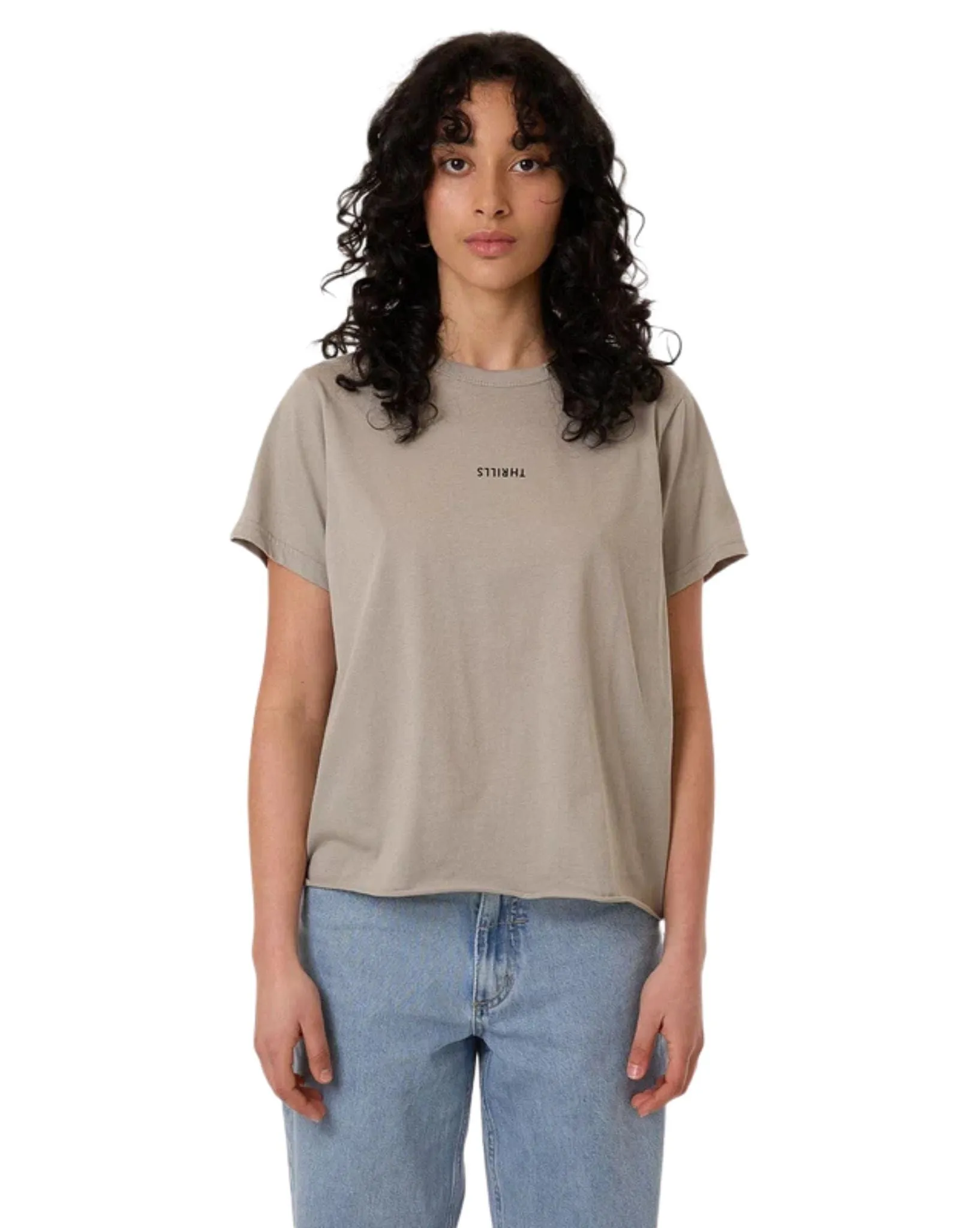 Womens Minimal Thrills Relaxed Tee- String