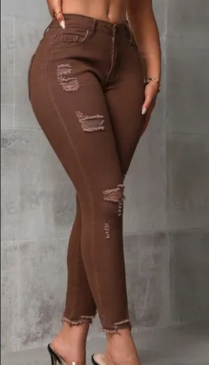 Women’s Ripped Slim Fit Jeans