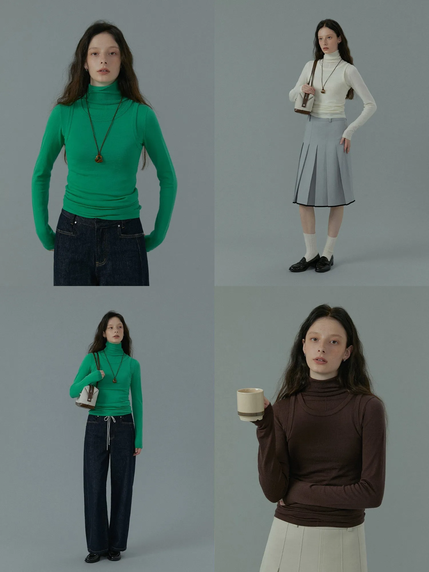 Wool Turtleneck Pullover