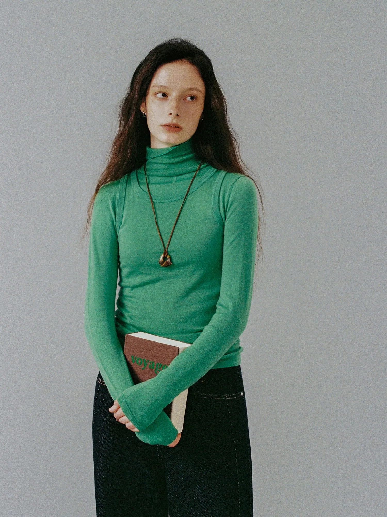 Wool Turtleneck Pullover