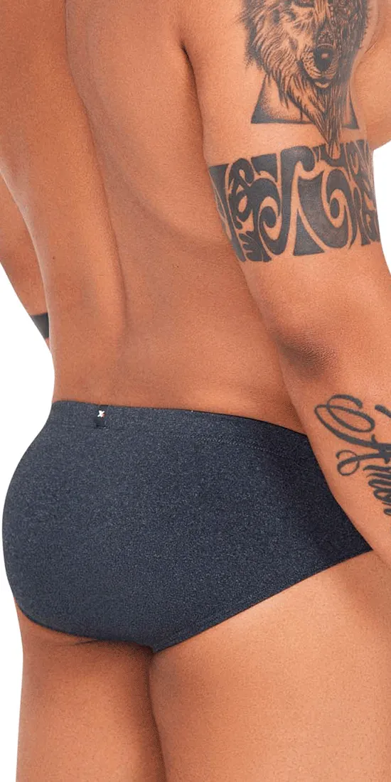 Xtremen 91142 Ultra-soft Briefs Gray Cross