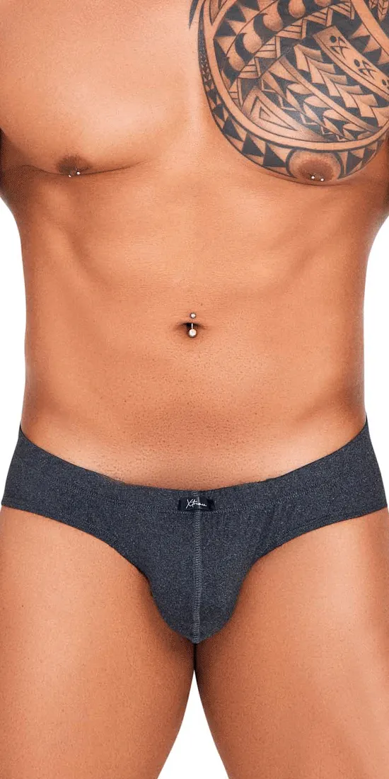 Xtremen 91142 Ultra-soft Briefs Gray Cross