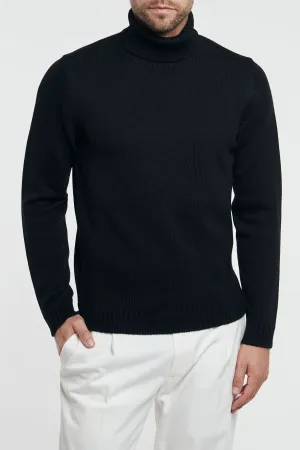 Zanone Maglia Dolcevita Nero Uomo