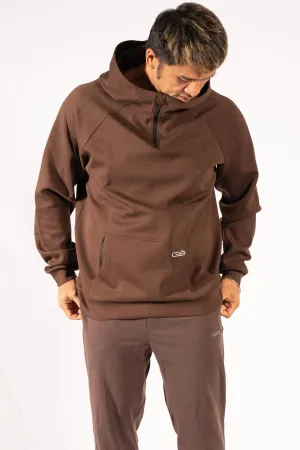 Zoned In Oversized Hoodie in Coffee